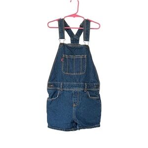 Levi's Girl's Denim Shortalls